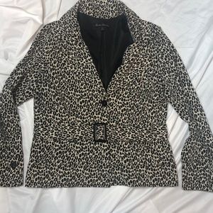 🎈🎈🎈Animal Leopard Print Marisa Christina belted L